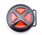 Marvel's X-MEN Red/Black Logo Metal w/Enamel Accents BELT BUCKLE