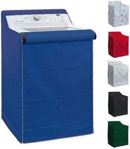 BlueStars Washing Machine Cover For Top-load - Premium Outdoor Protection For Most Washer Dryer Cover - W29”x D28”x H43” (Blue)