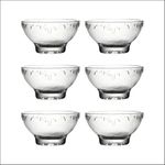 Yera Ice Cream Delight 170ml Glass Bowl Set - Perfect for Puddings, Plus Bonus 250ml Ice Cream Bowls in a Set of 6