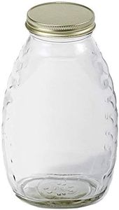 Little Giant HJAR16 16-Ounce Beekeeping Honey Skep Jar w/Airtight Lid (24 Jars)