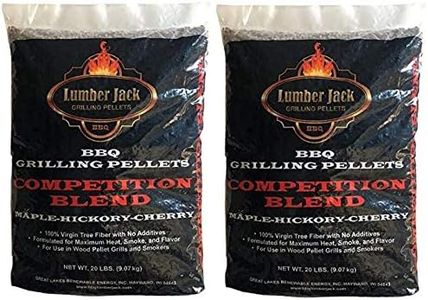 Lumber Jack Competition Blend Maple-Hickory-Cherry BBQ Grilling Pellets – 40 lbs.