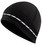 Skull Cap Helmet Liner & Running Beanie Hat - Winter Cycling Hats & Ski Head Caps for Men & Women for Skiing & Workout - Ultimate Thermal Retention & Performance Moisture Wicking - Fits Under Helmets