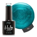 Halo Gel Polish 8ml - Rio. UV/LED Gel Nail Polish, Long Lasting & Easy To Apply. Soak Off Gel Polish, Nail Art Colours For Manicure & Pedicure. Gel Polish For Professional & Home Use.