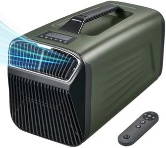 OUTOHOME Tent Portable Air Conditioner for Outdoor Use, High-Powered 5200BTU Mini Air Conditioning for Truck,RV，Camping Air Cooler for Picnics，Small Portable AC for Fishing Cooling (Black Green)