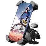 Uniwit Universal Bike Phone Mount,Motorcycle Phone Holder-Sturdy and Secure,One-Hand Operation,360°Rotation,Security Lock,Compatible for All iPhone Series and Other 4.7"- 6.8" Cellphone.