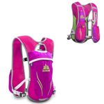 AONIJIE Professional 5.5L Outdoors Mochilas Trail Marathoner Running Race Hydration Vest Hydration Pack Backpack (Pink, One Size)