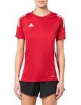 adidas Women's Tiro 24 Jersey, Team Power Red/White, Small