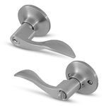 Honeywell 8106301 Wave Entry Door Lever, Satin Nickel