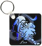 3dRose Leo Zodiac Sign - Key Chains, 2.25 x 4.5 inches, set of 2 (kc_918_1)