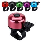 JFmall Bike Bell Bicycle Bell with Loud Crisp Clear Sound, Road and Mountain Bike Bell Adults Kids(8 colors)