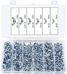 175 Pcs Wing Nuts Assortment Set, SAE Standard Steel Wing Screws for DIY Tools, Electronic Devices and Wing Screws - 3/8"-16 5/15"-18 1/4"-20# 10-24# 8-32# 6-32