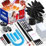 Holikme 50 Pieces 35 Feet Dryer Ven