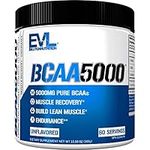 Evlution Nutrition BCAA5000 Powder 5 Grams of Branched Chain Amino Acids (BCAAs), Zero Sugar, 60 Servings (Unflavored) (60 Servings)