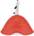 Alessi Dog Accessories, 18/10 stainless steel,thermoplastic resin, One Size,Orange,Red