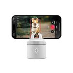 Pivo Pet Lite Auto Pet, Face and Body Tracking, Ai-Powered 360° Rotation Smartphone Holder, Four-Legged Pet Training Content Creator, Auto Zoom Handsfree Photo & Video Recording - White