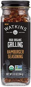 Watkins Organic Grilling Hamburger Seasoning, Non-GMO, Kosher, 3.6 Oz, 1-Pack