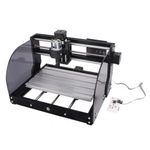 ROBOMALLS™ CNC 3018 Pro Max 3 Axis Desktop DIY Mini Wood Router Kit PCB PVC Milling Engraver (with spindle)(Unassembled) Without Remote