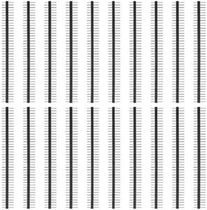 hiBCTR 30 Pieces 40P 2.54mm Pitch Single Row Pin Header Strip 40Pin 2.54mm Pitch