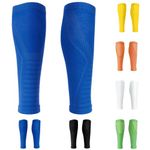 Alaplus Football Sock Sleeves to Pair with Grip Socks – Team Leg Sock Sleeves for Shin Guard Protection Suitable for Football Basketball Running and Sports multiple colours to Match Your Team Kit