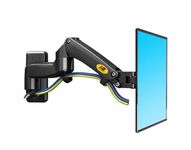 North Bayou NB Gas-Strut Monitor Arm for 17” to 35”, Load 3-12kg, Double Extension.
