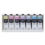 Chroma Atelier Interactive Artists' Acrylics - Set of 7 Pastel Colors, 80 ml Tubes