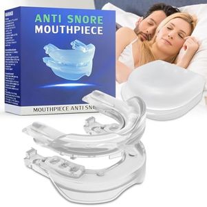 2 Piezas Mejora La Férula para Roncar, Férula Dental Bruxismo, Protector Bucal Para Dormir, Antironquidos, Molienda de Dientes, Ayudar a Dormir