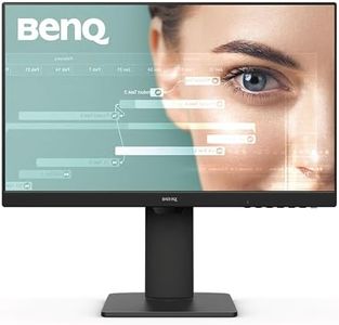 BenQ GW2485TC 24 Inch 1080P FHD IPS Ergonomic Flicker-Free Computer Monitor with Built in Speaker and Noise Cancellation Mic, USB-C, Brightness Intelligent Technology and a Daisy Chain