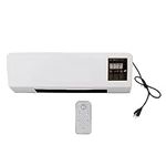 Small Air Conditioner for Bedroom Heating Cooling, Portable Wall Mounted Heater and Fan Combo for Home Office Room, Only Hot & Cold Air Uncooled, Simple Operation (Without Print)