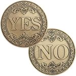 Yes No Challenge Coin Decision Maker - Bronze