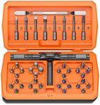 PENTASPI Ratchet Screwdriver Set with 40 Bits & Pry Bar, for DIY Repair