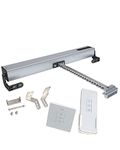 Automatic Window Opener Stroke 300mm-800mm Electric Chain Window Opener Actuator with Wall Switch and Remote Control, Motorized Window Vent Opener and Closers (300mm)