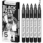 ARTISTRO Black Paint Pens for Rock 