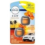 Febreze Car Air Freshener Vent Clip Hawaiian Aloha Scent, 06 oz. Car Vent Clip, 2 Count, Orange and Blue