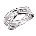 925 Sterling Silver 3 Triple Band R