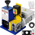 Happybuy Cable Wire Stripping Machine 1.5-25mm Dark Blue Wire Stripping Machine 1 Channels Tool Manual Hand Cranked Industrial Wire Stripping Recycle +Cutter Blade (Dark Blue/Cutter Blade)