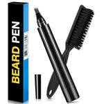 "Beard Pencil Filler for Men – Mustache, Beard & Eyebrow Enhancer with Bristle Brush – Professional Grooming Kit for a Fuller, Defined Look"