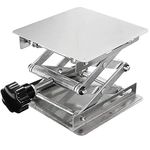 Stainless Steel Lab Jack Scissor Stand Platform (4" x 4")