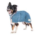 Dog Drying Coat - Classic Collection (M, Sandringham Blue)