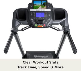 Schwinn Fitness Folding Treadmill – Compact, 16km/h, 10% Incline, 16 Programs