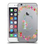 Head Case Designs Letter E Decorative Initials Soft Gel Case and Matching Wallpaper Compatible With Apple iPhone 6 Plus/iPhone 6s Plus