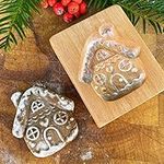 Wooden Cookie Molds Biscuit Baking 