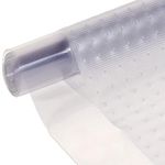 onlinemania Vinyl Clear Plastic Carpet Roll Mat Rug Protector Non-Slip Waterproof Sheet Heavy Duty For Runner Area Home Office Hallway Kitchen Floor Stairs (Carpet Protector 600cm x 68cm)