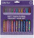 The Quilted Bear Floral Crochet Hoo