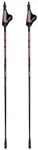 Exel Nordic Walking Poles for Seniors and All Ages | Premium Trekking Poles for Hiking, Walking, and Fitness Activities | Walking Stick for Balance and Posture (Black/Pink) | Set of Two Poles
