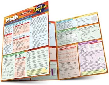 Math Common Core Algebra 1-9Th Grade QuickStudy Laminated Reference Guide