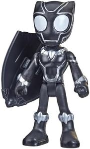 Spidey and His Amazing Friends Marvel Black Panther Hero Figure Toy, 4-Inch Super Hero Action Figure with 1 Accessory for Kids Ages 3 and Up, (F3997)