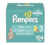 Pampers Baby Dry Diapers - Size 3, 