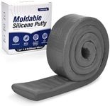 Leopong Moldable Silicone Putty, Waterproof, Stay Pliable,Good Plasticity for Repair and Fill Various Gaps in Bathrooms, Fountains, Water Pipes, Walls (Gery)