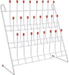 Baluue Test Tube Rack Laboratory Drying Rack Lab Glassware Drying Draining Rack Desk Top Lab Supply Cleaning Equipment for Education Lab Science Use