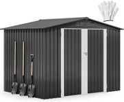 DWVO 8'x6' Large Metal Outdoor Stor
